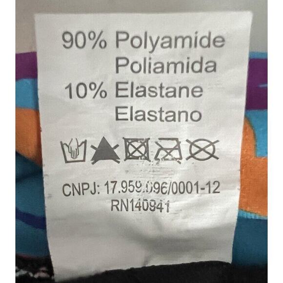 DONAJO Multicolored Waves Print Skort Women’s Sz 1(small) Rainbow Confetti - Picture 8 of 8